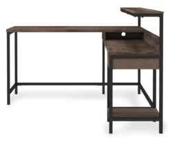 Arlenbry Gray L-Shaped Corner Desk -FurniHub Store 810485152 5