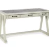 Jonileene White-Gray Desk -FurniHub Store 810485166 2
