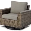 Broyhill Eagle Brooke All-Weather Wicker Swivel Cushioned Patio Glider -FurniHub Store 810496528
