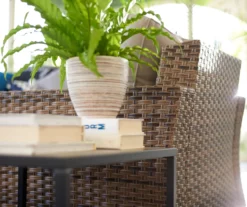 Broyhill Eagle Brooke All-Weather Wicker Swivel Cushioned Patio Glider -FurniHub Store 810496528 9