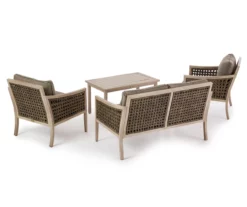 Madison Slatted Steel Patio Coffee Table -FurniHub Store 810497060 810497059 810497083 3 1 1