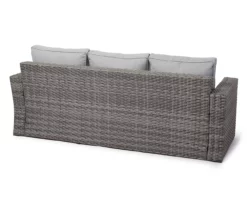 Broyhill Eagle Brooke All-Weather Wicker Cushioned Patio Sofa -FurniHub Store 810498108 2 1