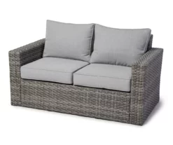 Broyhill Eagle Brooke All-Weather Wicker Cushioned Patio Loveseat 23 Broyhill Eagle Brooke All-Weather Wicker Cushioned Patio Loveseat -FurniHub Store 810498109 1