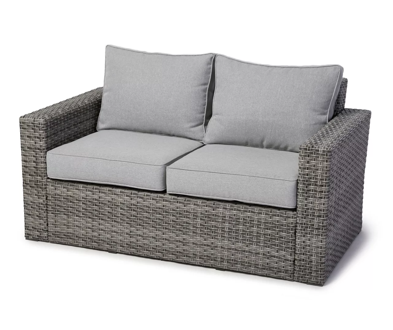 Broyhill Eagle Brooke All-Weather Wicker Cushioned Patio Loveseat 4 Broyhill Eagle Brooke All-Weather Wicker Cushioned Patio Loveseat - Image 2