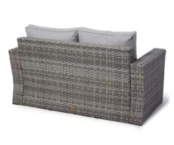 Broyhill Eagle Brooke All-Weather Wicker Cushioned Patio Loveseat 35 Broyhill Eagle Brooke All-Weather Wicker Cushioned Patio Loveseat -FurniHub Store 810498109 2 1