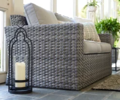Broyhill Eagle Brooke All-Weather Wicker Cushioned Patio Loveseat 36 Broyhill Eagle Brooke All-Weather Wicker Cushioned Patio Loveseat -FurniHub Store 810498109 810499368