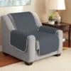Gray Reversible Chair & Recliner Furniture Protector -FurniHub Store 810498225 1