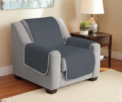 Gray Reversible Chair & Recliner Furniture Protector