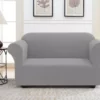Gray Loveseat Sofa Slipcover -FurniHub Store 810498486 2