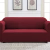 Wine Red Sofa Slipcover -FurniHub Store 810498493 2