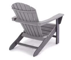 Wood-Look Outdoor Adirondack Chair -FurniHub Store 810500175 2 2