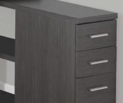 Gray Reversible L-Shaped Corner Desk -FurniHub Store 810512938 4