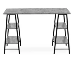 Monarch Sawhorse Office Desk -FurniHub Store 810512952 5