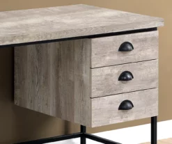 Monarch Reclaimed 3-Drawer Computer Desk -FurniHub Store 810512956 4