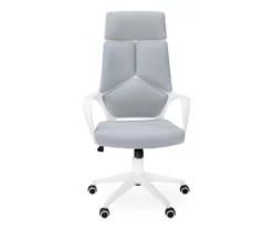 White & Gray Executive Office Chair