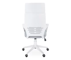 White & Gray Executive Office Chair -FurniHub Store 810512972 6