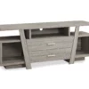 60" Dark Taupe 2-Drawer TV Stand 2 60" Dark Taupe 2-Drawer TV Stand -FurniHub Store 810512981 2