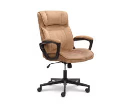 Hannah Beige Microfiber Office Chair 23 Hannah Beige Microfiber Office Chair -FurniHub Store 810513511 2 1