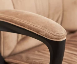 Hannah Beige Microfiber Office Chair 34 Hannah Beige Microfiber Office Chair -FurniHub Store 810513511 7 1