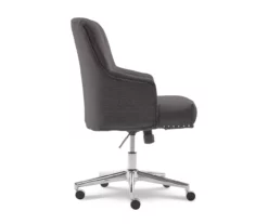 Leighton Dark Gray Memory Foam Fabric Office Chair 17 Leighton Dark Gray Memory Foam Fabric Office Chair -FurniHub Store 810513537 10