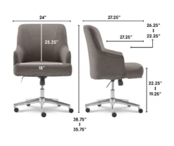 Serta Leighton Memomry Foam Office Chair -FurniHub Store 810513539 3