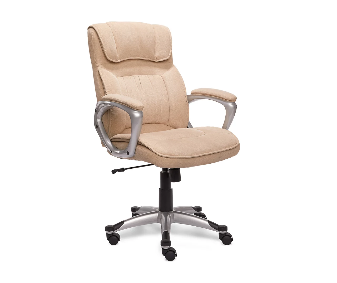 Fawn Tan Linen Executive Office Chair 4 Fawn Tan Linen Executive Office Chair - Image 2