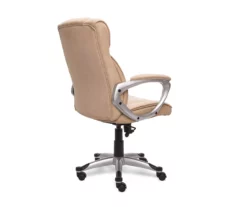 Fawn Tan Linen Executive Office Chair 13 Fawn Tan Linen Executive Office Chair -FurniHub Store 810513549 6