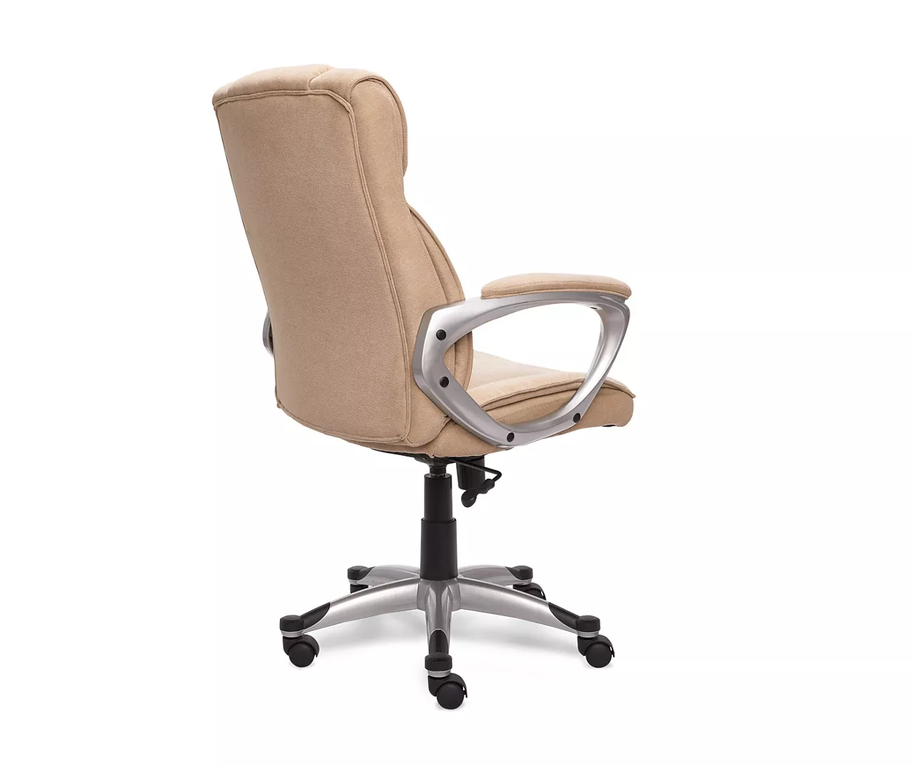 Fawn Tan Linen Executive Office Chair 6 Fawn Tan Linen Executive Office Chair - Image 4