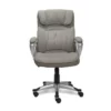 Glacial Gray Linen Executive Office Chair -FurniHub Store 810513550 4