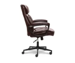 Hannah Brown Bonded Leather Office Chair -FurniHub Store 810513551 11