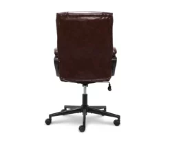 Hannah Brown Bonded Leather Office Chair -FurniHub Store 810513551 13