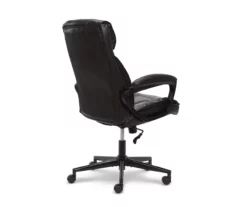 Hannah Black Bonded Leather Office Chair -FurniHub Store 810513552 12