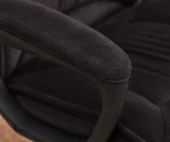 Hannah Charcoal Gray Microfiber Office Chair -FurniHub Store 810513553 5