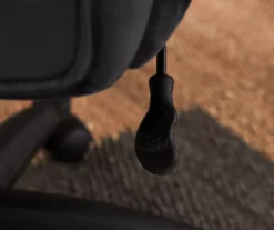 Hannah Charcoal Gray Microfiber Office Chair -FurniHub Store 810513553 7