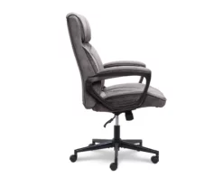 Gray & Black Executive Office Chair -FurniHub Store 810513554 11