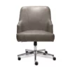 Leighton Gray Memory Foam Bonded Leather Office Chair -FurniHub Store 810513560 11