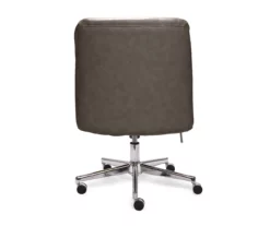 Leighton Gray Memory Foam Bonded Leather Office Chair -FurniHub Store 810513560 14