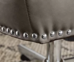 Leighton Gray Memory Foam Bonded Leather Office Chair -FurniHub Store 810513560 7