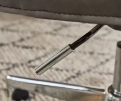 Leighton Gray Memory Foam Bonded Leather Office Chair -FurniHub Store 810513560 9