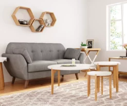 White Round Coffee Table -FurniHub Store 810513564 4