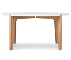 White Round Coffee Table -FurniHub Store 810513564 6