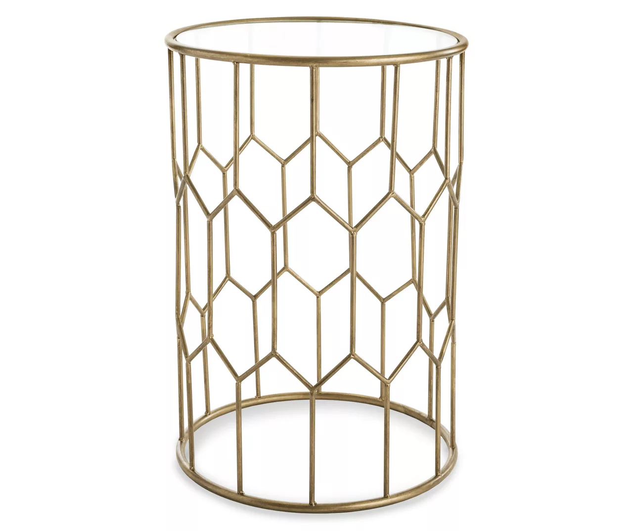 Gold Harper Side Table 4 Gold Harper Side Table - Image 2