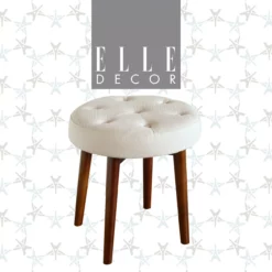Penelope Tufted Stool -FurniHub Store 810513572