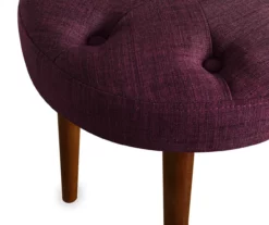 Penelope Eggplant Tufted Stool -FurniHub Store 810513574 4