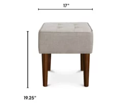 Aria Tufted Stool -FurniHub Store 810513576 3