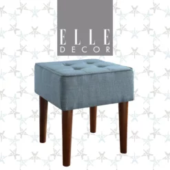 Aria Tufted Stool -FurniHub Store 810513577