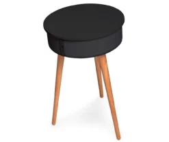 Real Living End Table With Bluetooth Speaker & USB Port -FurniHub Store 810513609 3