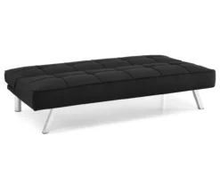 Corey Black Convertible Sofa -FurniHub Store 810514243 6