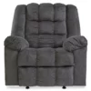 Drake Charcoal Rocker Recliner -FurniHub Store 810519655