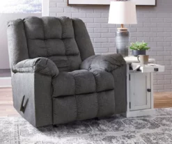 Drake Charcoal Rocker Recliner -FurniHub Store 810519655 4